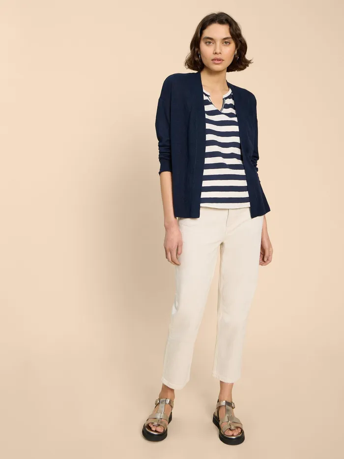 Women White Stuff Clothing LINEN CARDI