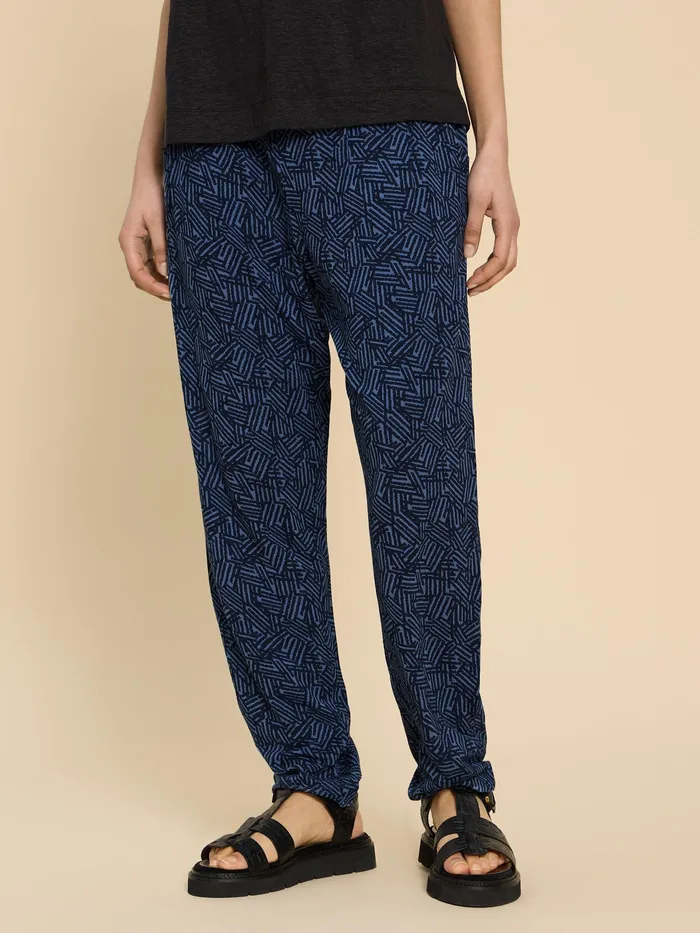 Women White Stuff Clothing Maison Eco Vero Printed Jersey Trouser Women White Stuff Clothing Maison Eco Vero Printed Jersey Trouser