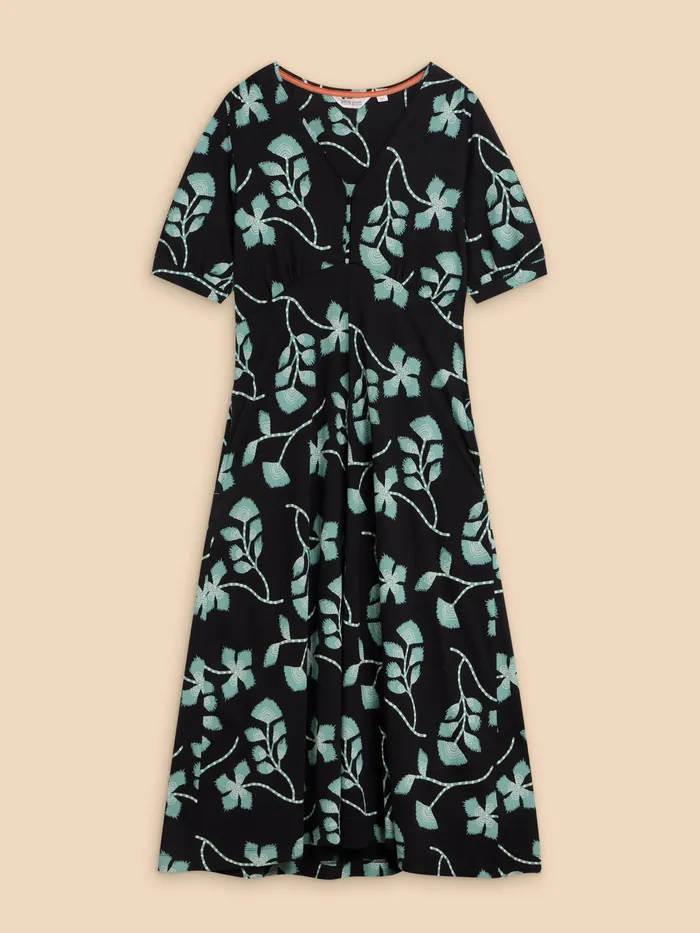 Women White Stuff Clothing Megan Printed Jersey Midi Dress Women White Stuff Clothing Megan Printed Jersey Midi Dress