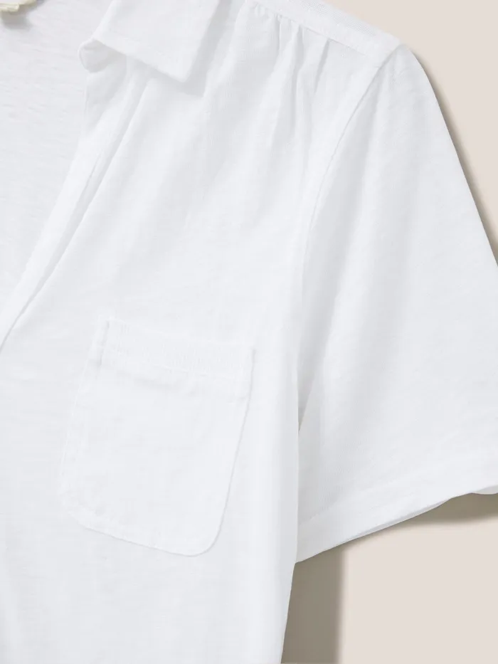 Women White Stuff Clothing Penny Pocket Jersey Shirt Women White Stuff Clothing Penny Pocket Jersey Shirt