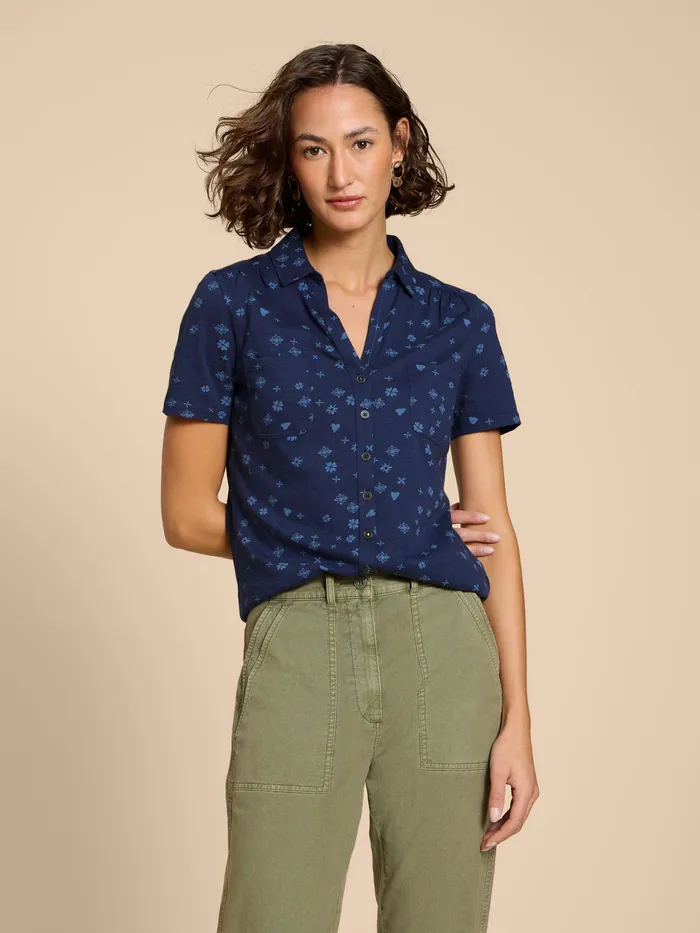 Women White Stuff Clothing PENNY POCKET SHIRT