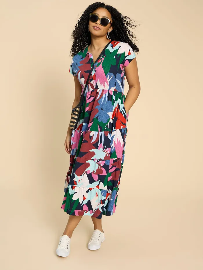 Women White Stuff Clothing Tabitha Jersey Midi Dress