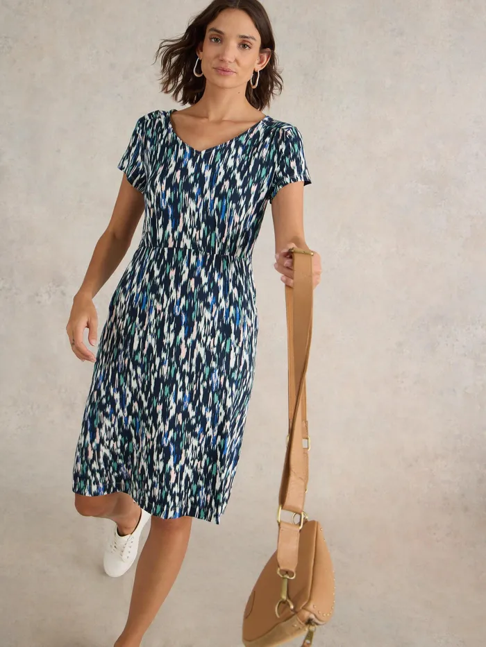 Women White Stuff Clothing Tallie V Neck Jersey Dress