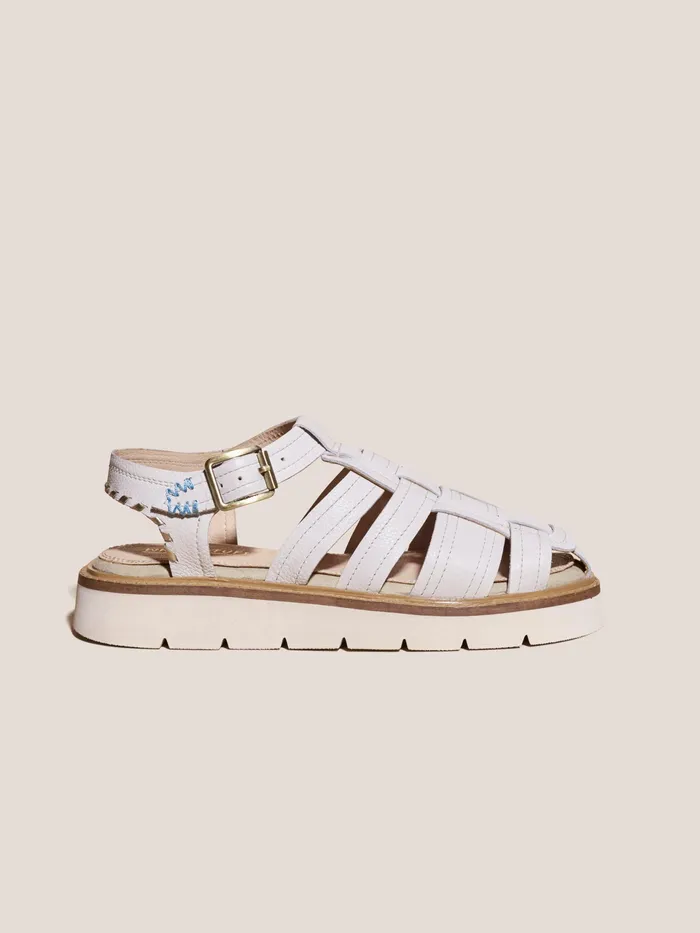 Women White Stuff Footwear Chunky Fisherman Sandal Women White Stuff Footwear Chunky Fisherman Sandal