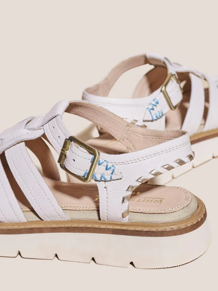 Women White Stuff Footwear Chunky Fisherman Sandal Women White Stuff Footwear Chunky Fisherman Sandal