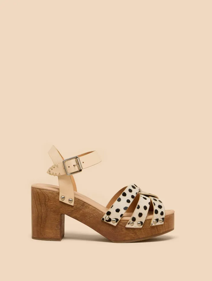 Women White Stuff Footwear Cosmo Leather Heeled Clog