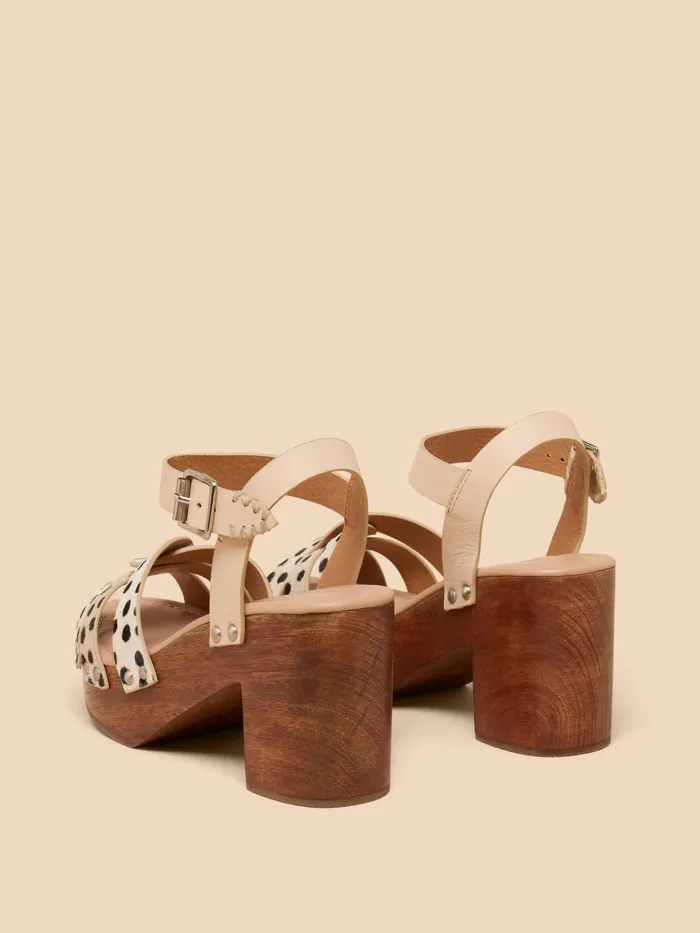 Women White Stuff Footwear Cosmo Leather Heeled Clog Women White Stuff Footwear Cosmo Leather Heeled Clog