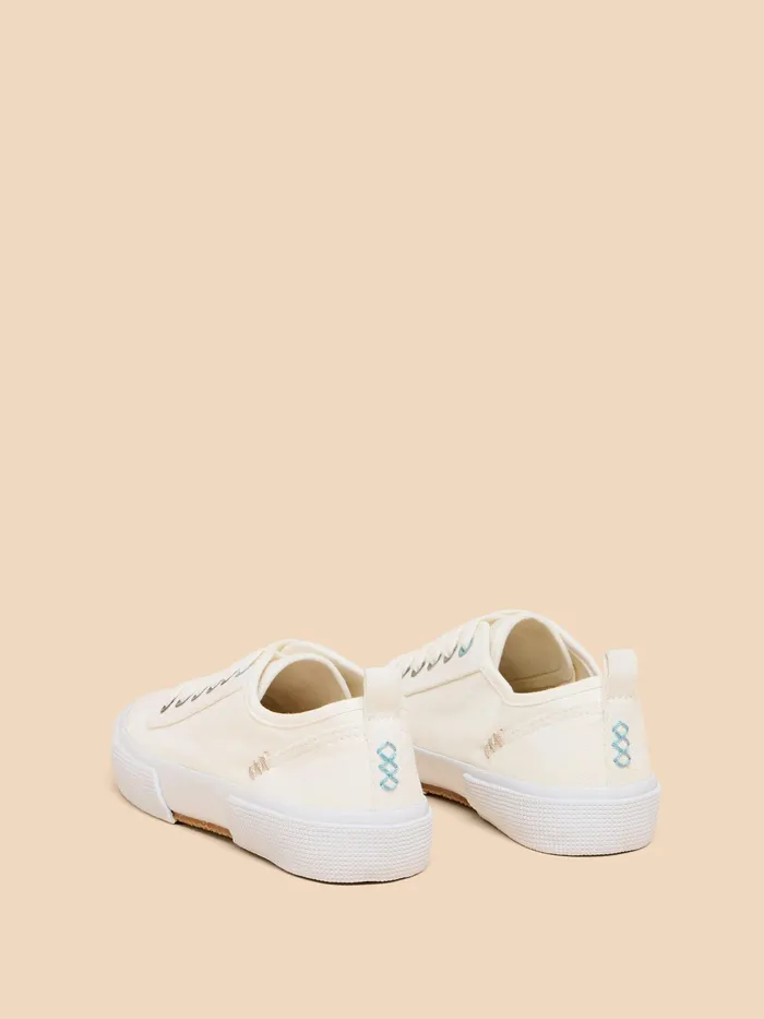 Women White Stuff Footwear Pippa Canvas Lace Up Trainer Women White Stuff Footwear Pippa Canvas Lace Up Trainer