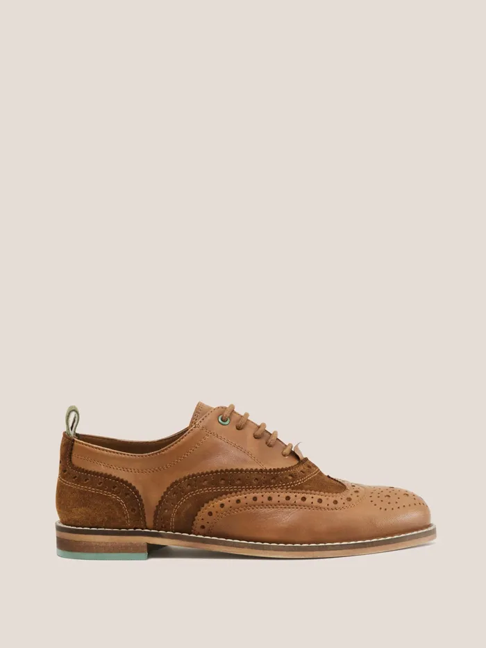 Women White Stuff Footwear Thistle Leather Lace Up Brogue