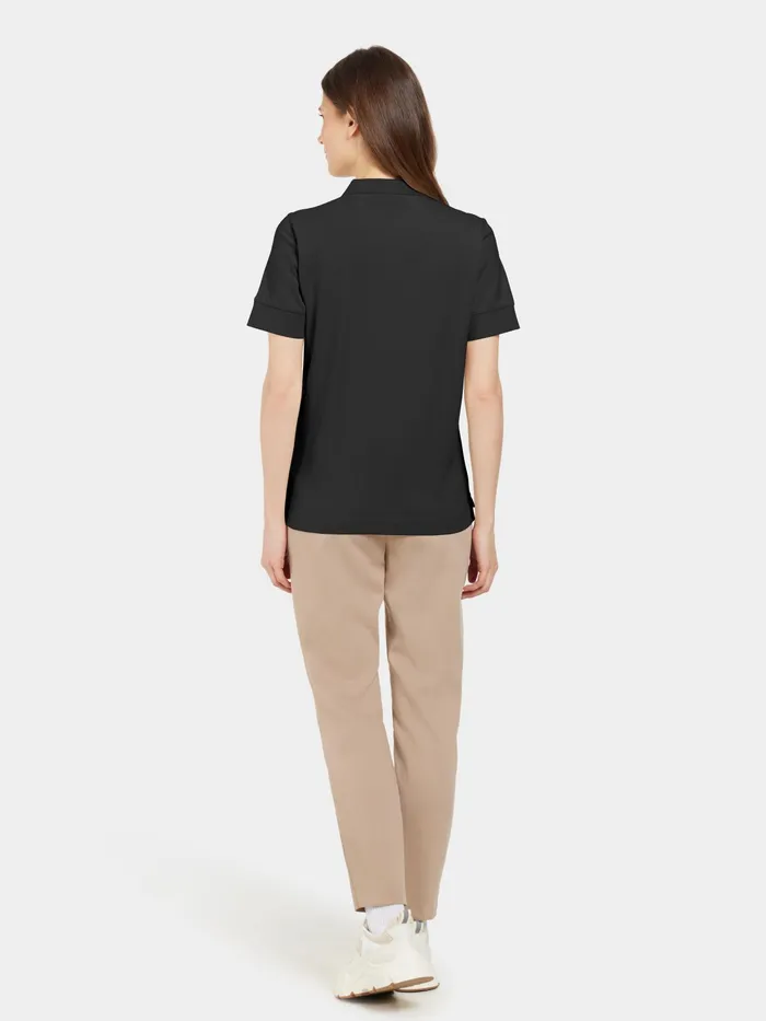 Women Wivi Polo Black Didriksons TShirts