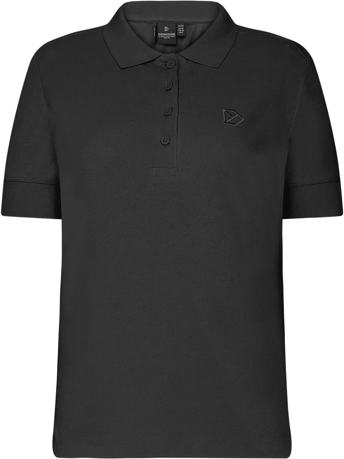 Women Wivi Polo Black Didriksons TShirts