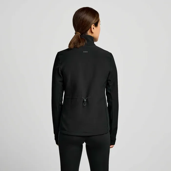 Women Women8217s Hurricane Soft Shell Jacket Black Tops Saucony Women Women8217s Hurricane Soft Shell Jacket Black Tops Saucony