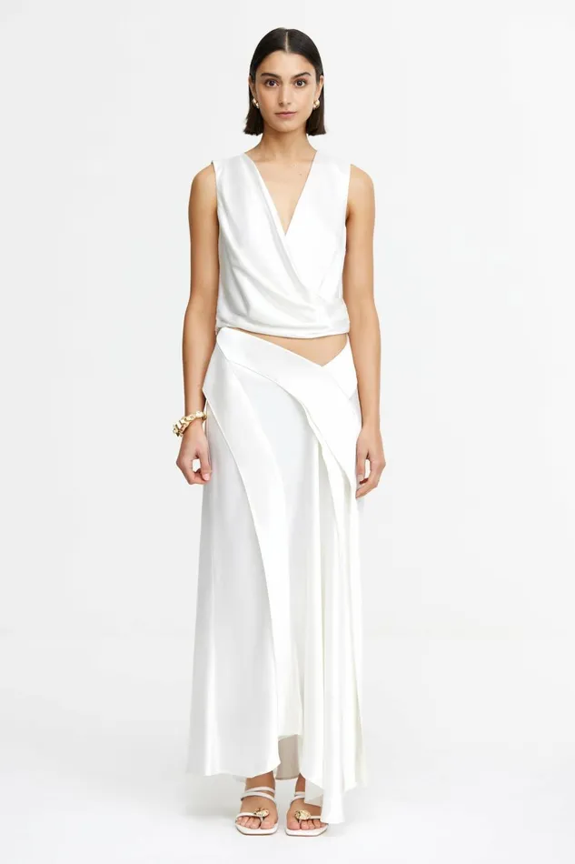 Women YEWDALE MAXI SKIRT Ivory Acler Skirts