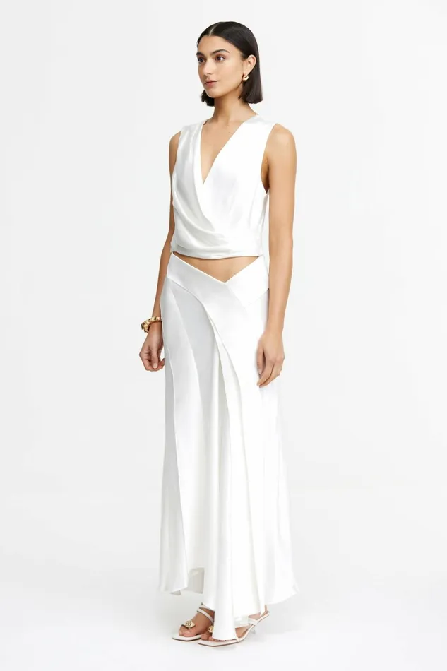 Women YEWDALE MAXI SKIRT Ivory Acler Skirts