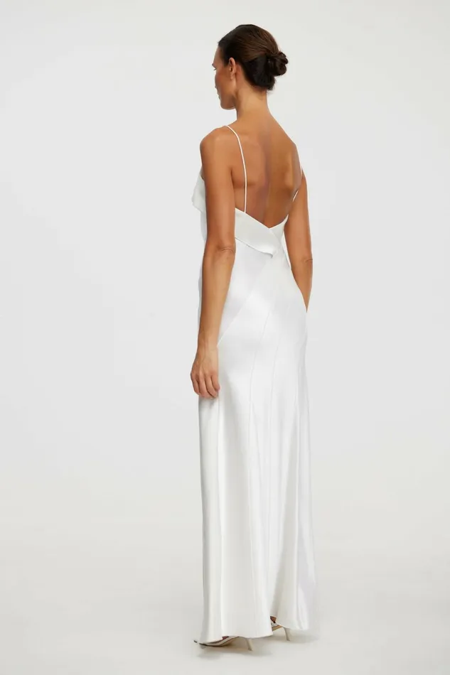 Women ZETLAND MAXI DRESS Ivory Acler White Dresses