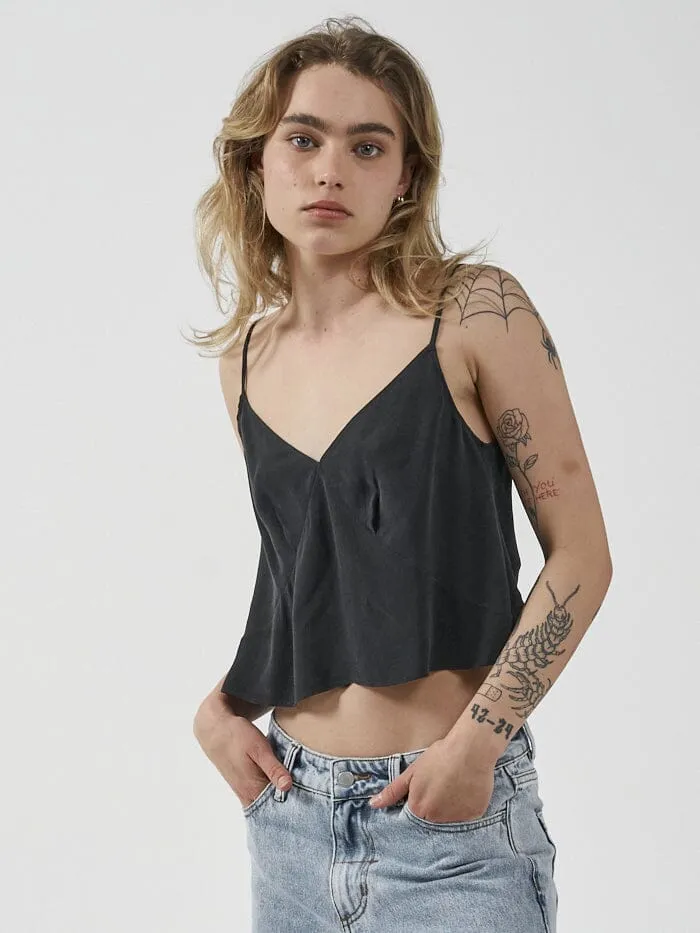 Womens Alyce Camisole Antique Black Thrills Tops and Tees