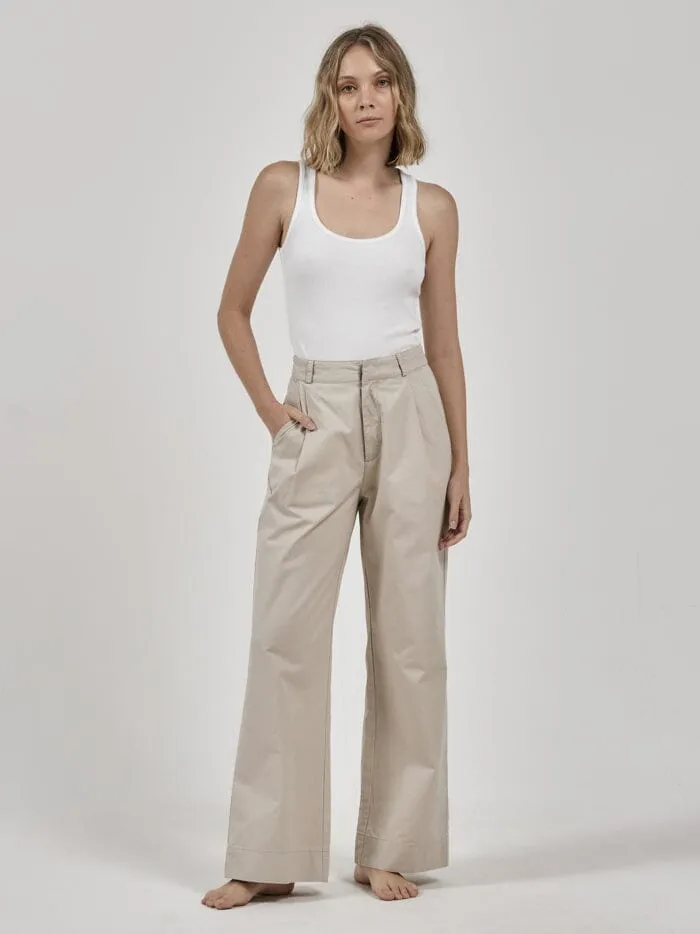 Womens Artist Pleated Chino Pant Pavement Thrills Pants