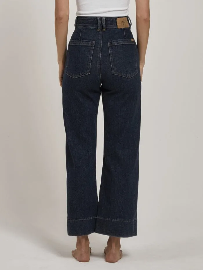 Womens Belle Stretch Jean Dark Rinse Blue Thrills Denim