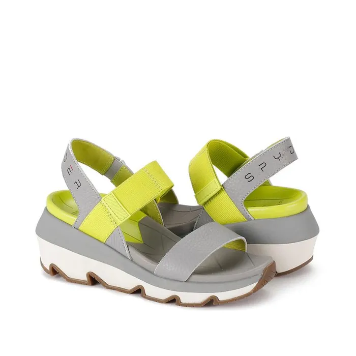 Womens Campie Mid Grey Spyder Sandals