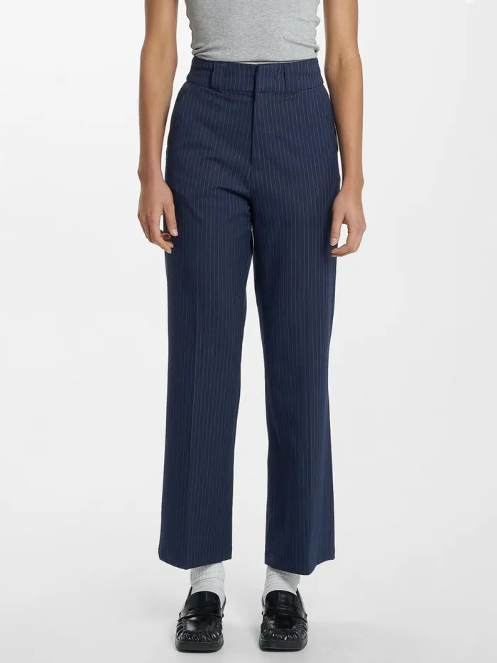 Womens Danny Pinstripe Pant Station Navy Thrills Pants