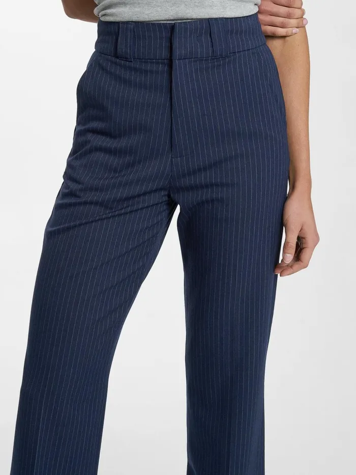 Womens Danny Pinstripe Pant Station Navy Thrills Pants