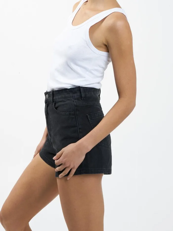 Womens Erica Short Dusk Black Thrills Denim Shorts