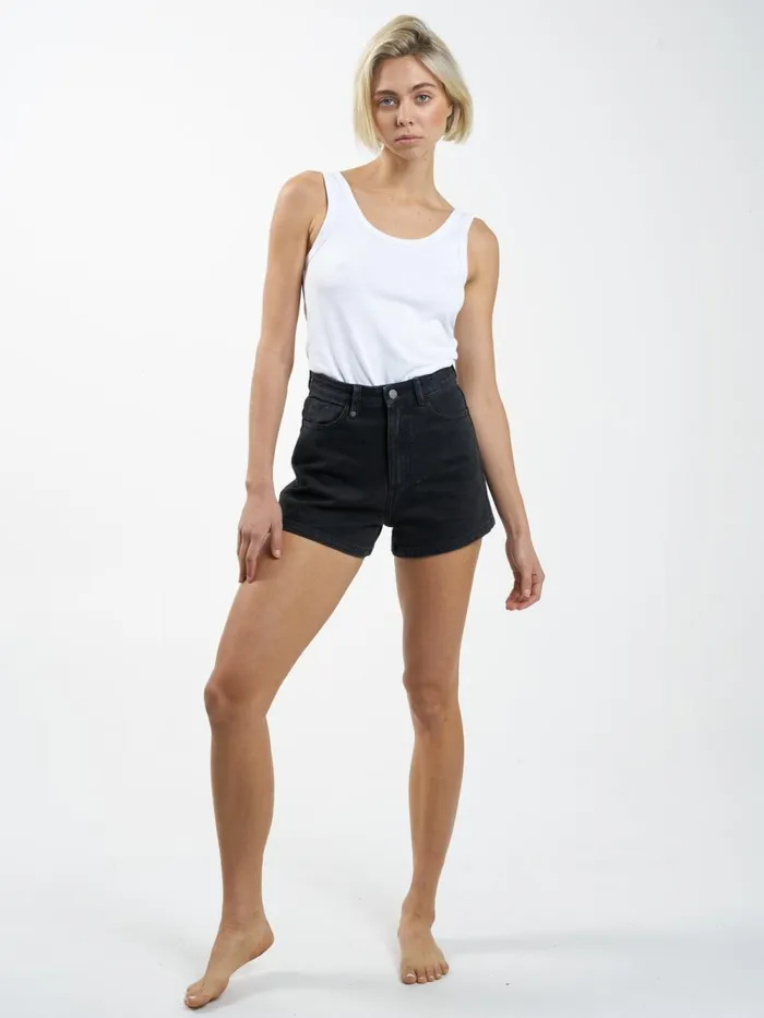 Womens Erica Short Dusk Black Thrills Denim Shorts