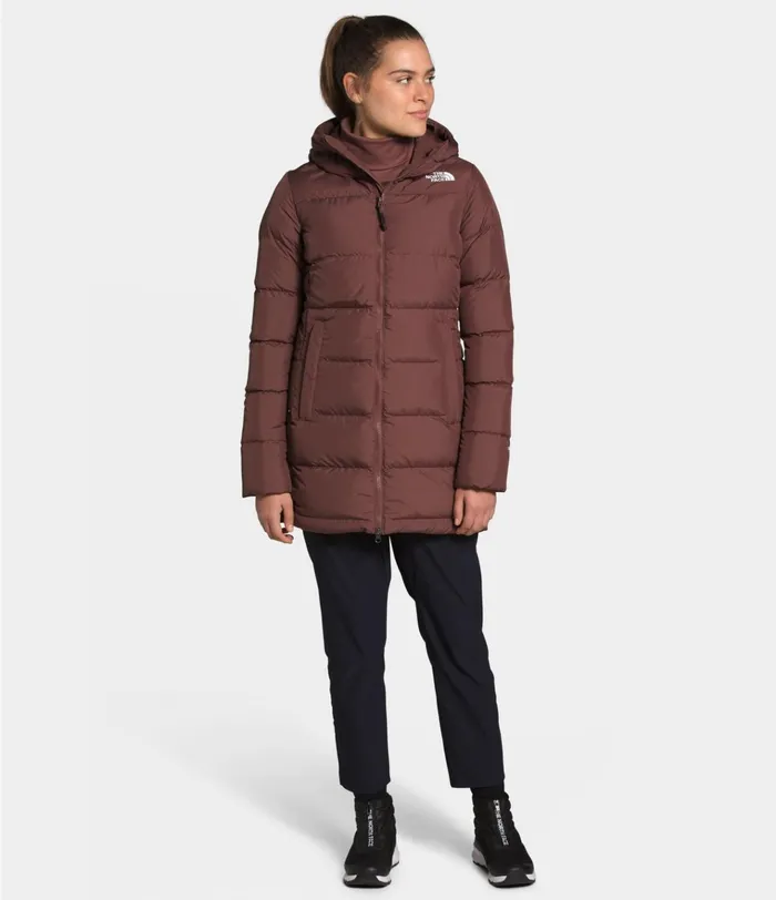 Womens Gotham Parka Marron Purple The North Face Insulated and Down Jackets