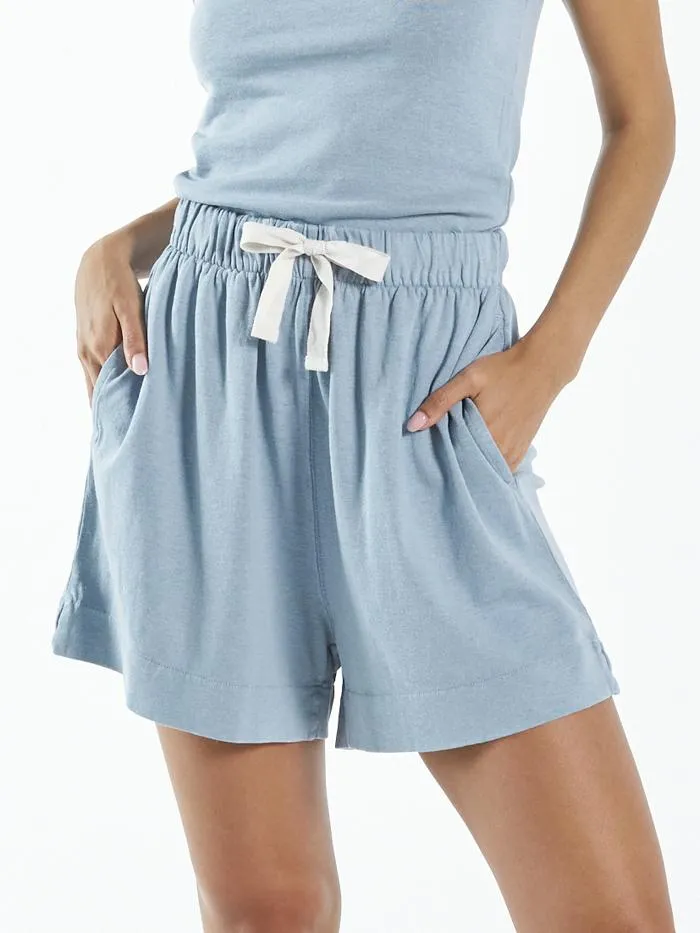 Womens Hemp Field Short Steel Blue Thrills Shorts