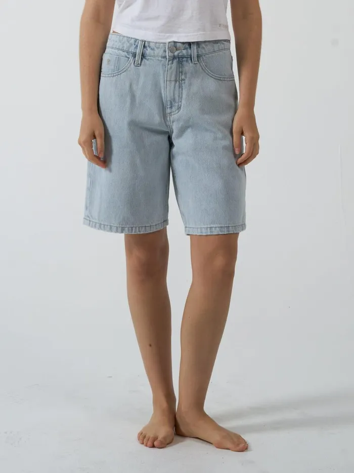 Womens Jordan Short Faded Dust Blue Thrills Denim Shorts
