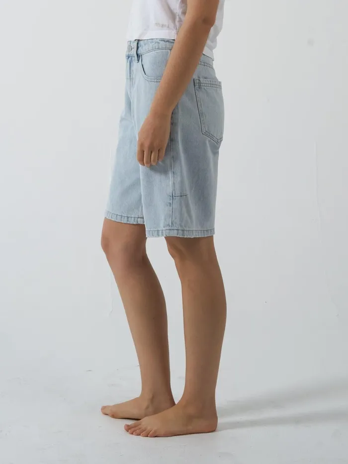 Womens Jordan Short Faded Dust Blue Thrills Denim Shorts