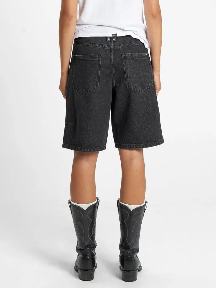 Womens Jordan Short Smoke Black Thrills Denim Shorts