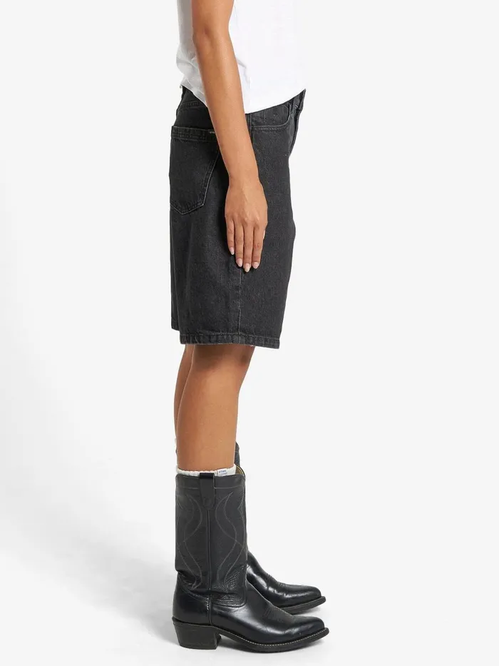 Womens Jordan Short Smoke Black Thrills Denim Shorts