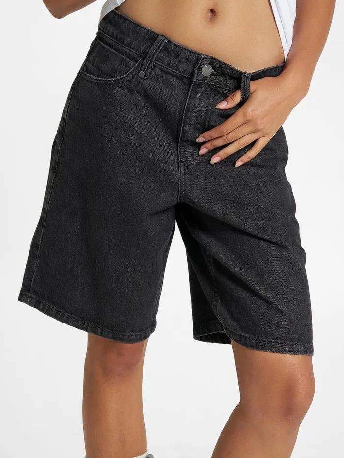 Womens Jordan Short Smoke Black Thrills Denim Shorts