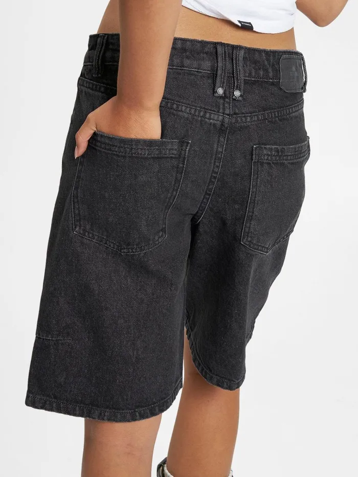 Womens Jordan Short Smoke Black Thrills Denim Shorts