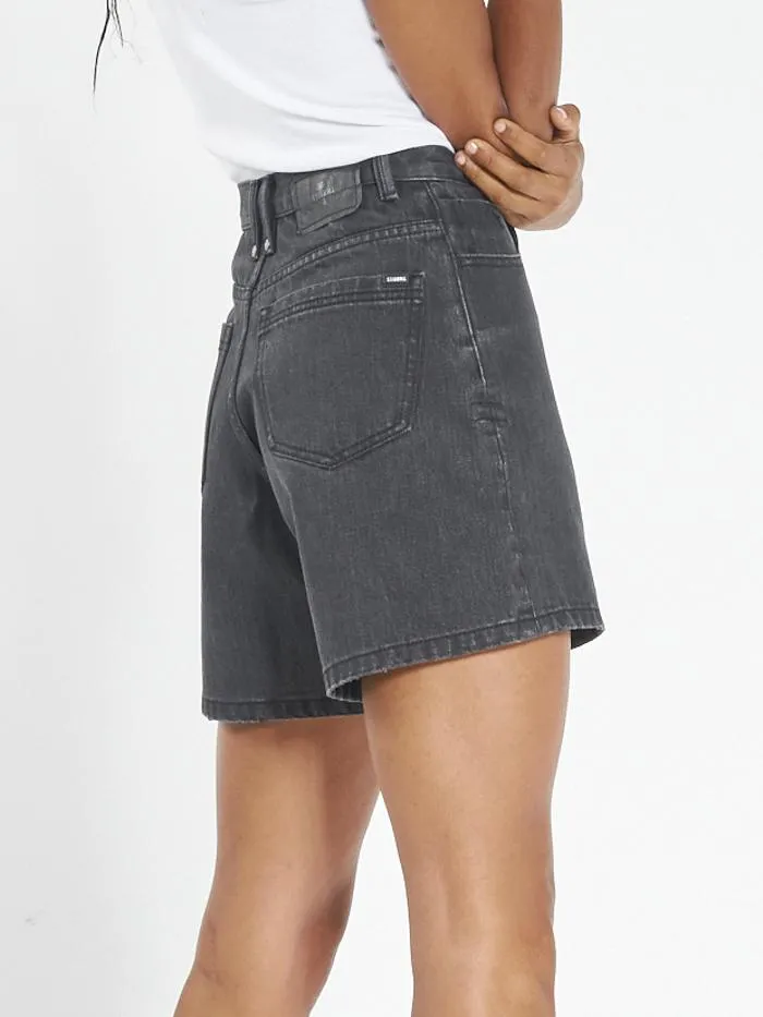 Womens Koko Short Black Rinse Thrills Denim Shorts