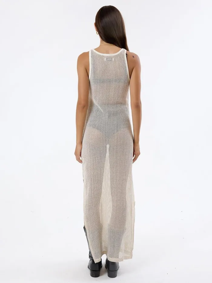 Womens Lattice Dress Unbleached Thrills Dresses