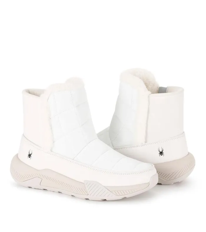 Womens Lumi Bright White Spyder Boots
