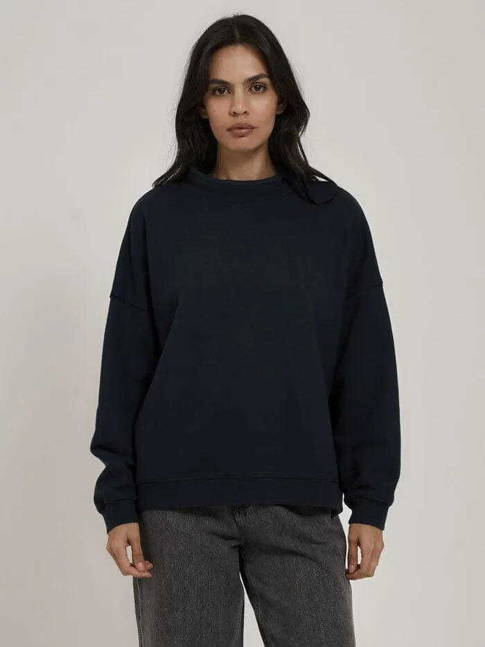 Womens Mock Neck Pullover Petrol Thrills Sweaters and Fleece