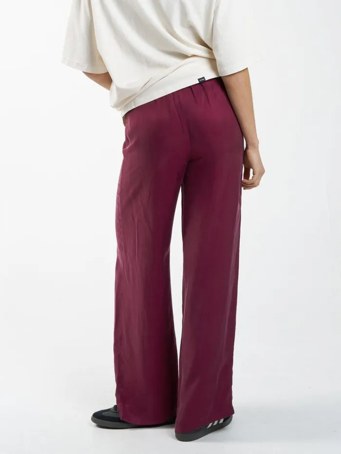 Womens Paloma Pant Wine Thrills Pants