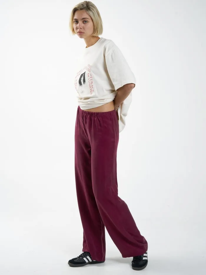 Womens Paloma Pant Wine Thrills Pants