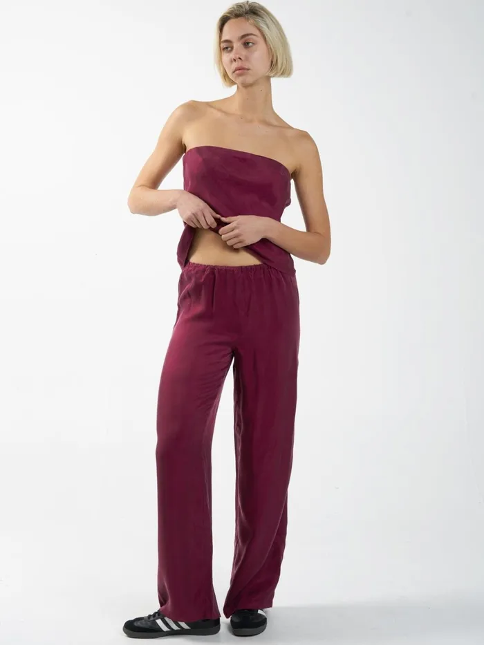Womens Paloma Pant Wine Thrills Pants