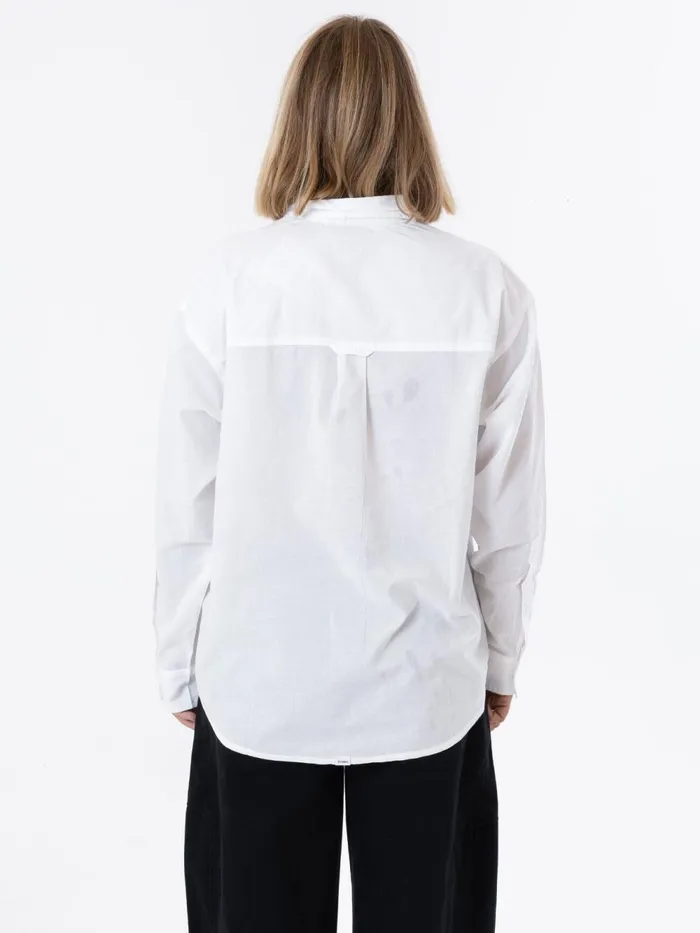 Womens Parker Shirt White Thrills Tops and Tees