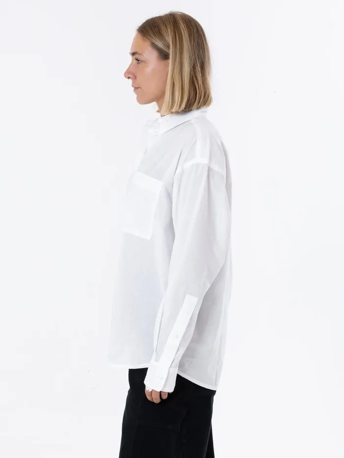 Womens Parker Shirt White Thrills Tops and Tees