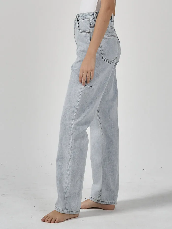 Womens Pulp Jean Faded Generation Blue Thrills High Waisted Jeans