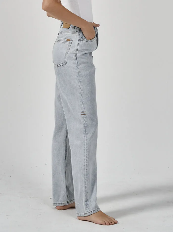 Womens Pulp Jean Faded Generation Blue Thrills High Waisted Jeans