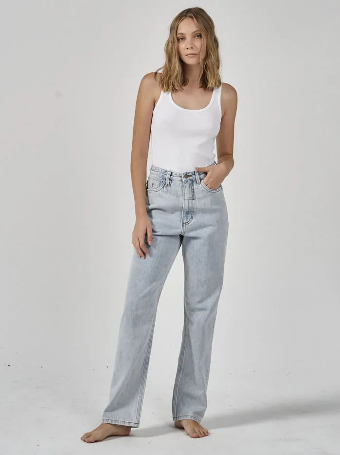 Womens Pulp Jean Faded Generation Blue Thrills High Waisted Jeans