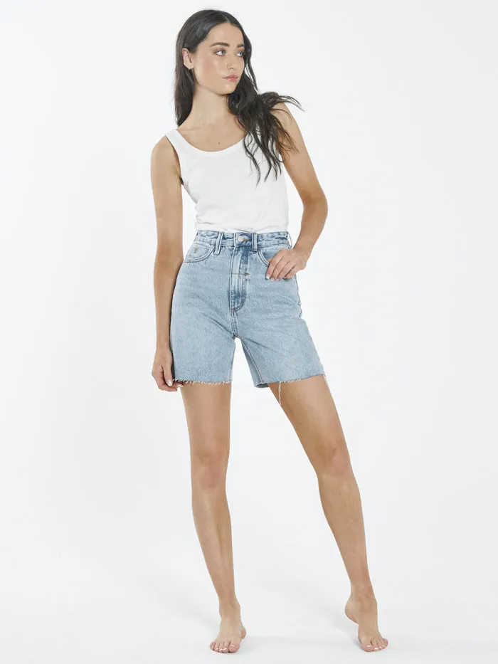 Womens Pulp Short Dust Blue Thrills Denim Shorts