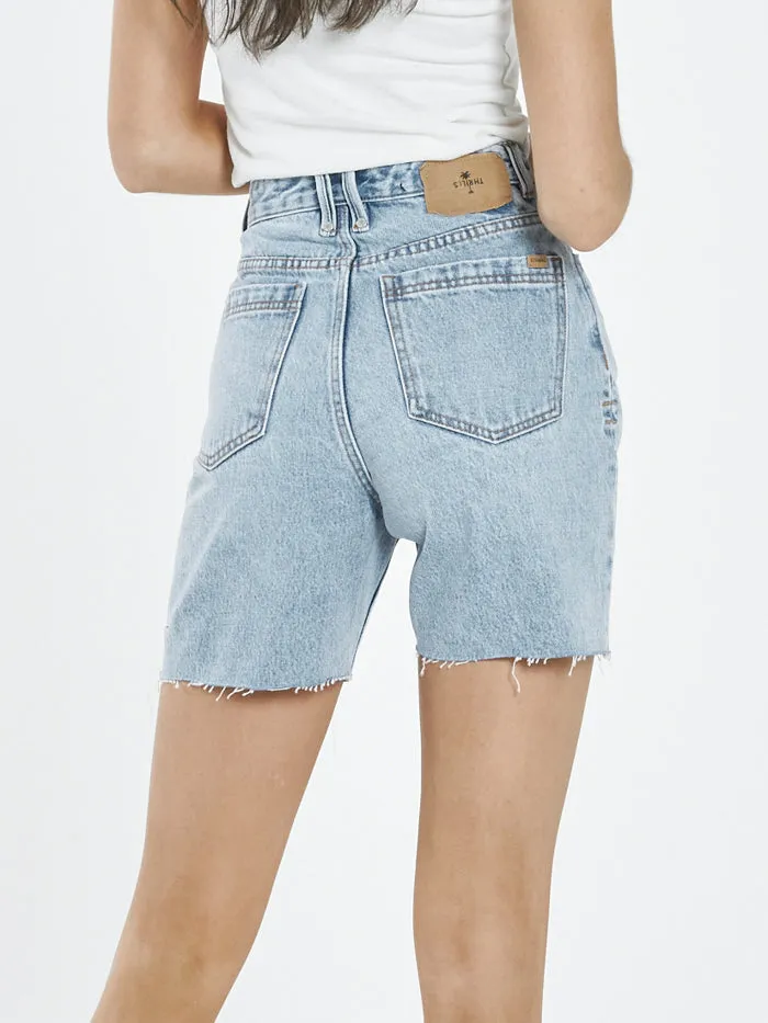 Womens Pulp Short Dust Blue Thrills Denim Shorts