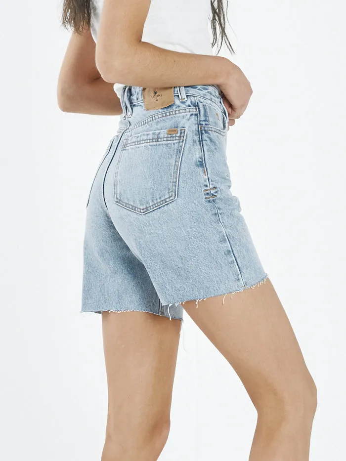 Womens Pulp Short Dust Blue Thrills Denim Shorts